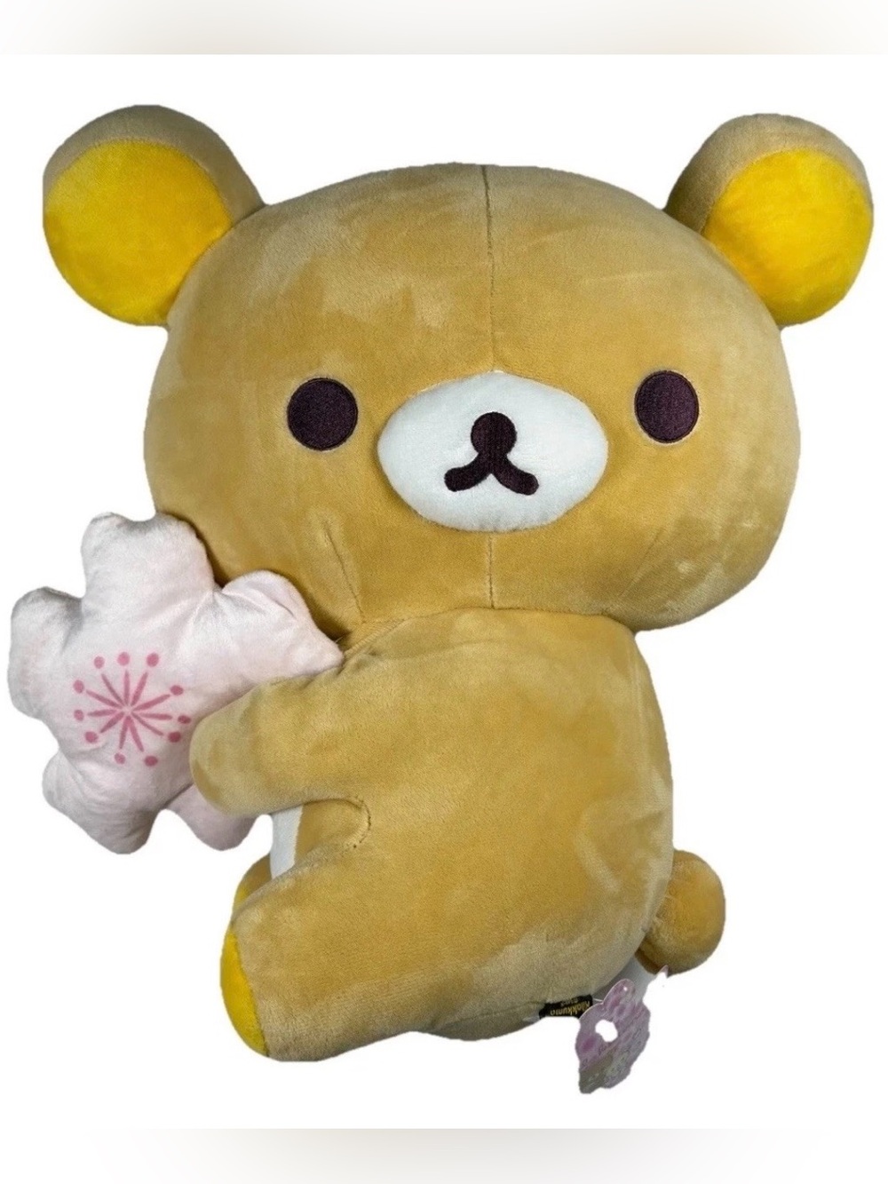 Rilakkuma 16" Plush Holding Cherry Blossom San-X Sakura Bear GS9098 NWT 2024